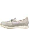 SUSST WOMENS SLIP ON LOAFER - SILVER